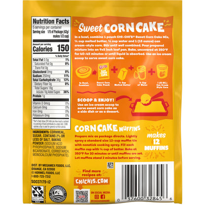 CHI-CHI'S Sweet Corn Cake Mix, 7.4 Ounce (Pack of 12)
