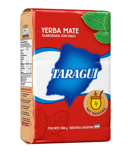Taragui Yerba Mate Original with stems 2.2 lbs/1 kg