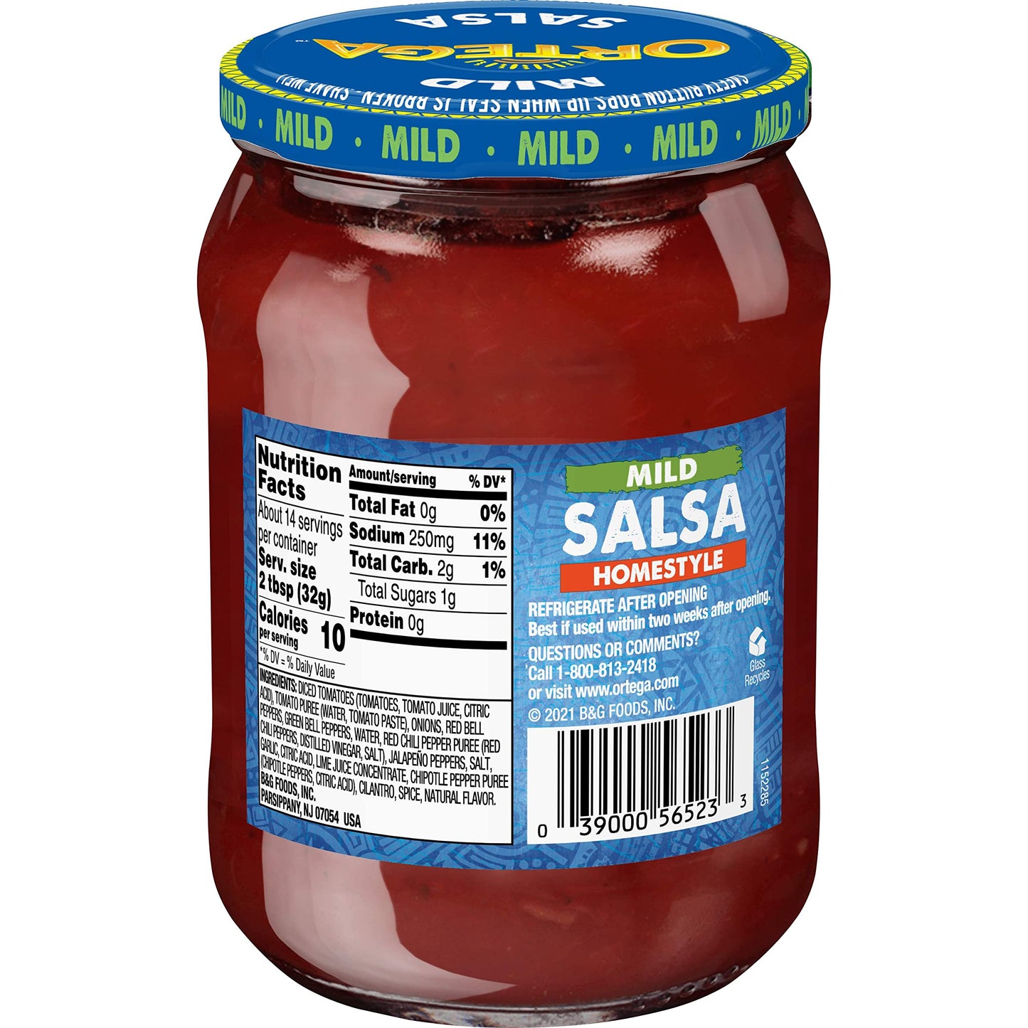 Ortega Salsa Prima Mild Homestyle - 16 oz