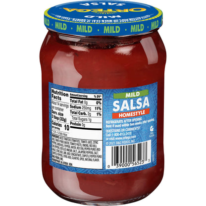 Ortega Salsa Prima Mild Homestyle - 16 oz