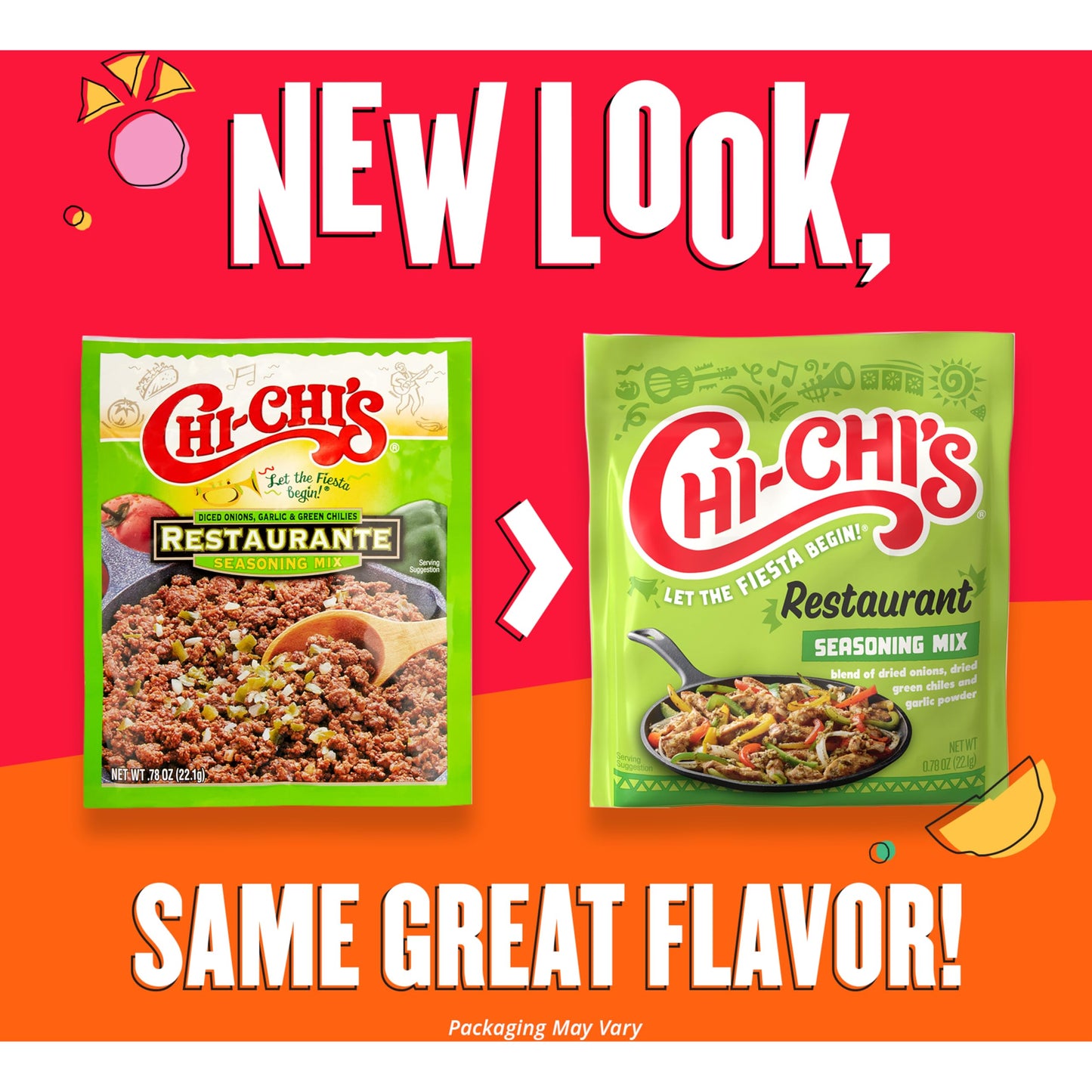 Chi Chi's Fiesta Restaurante Seasoning Mix, 0.78 Ounce (Pack of 24)