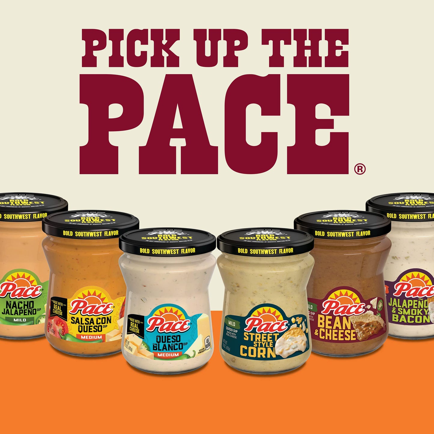 Pace Salsa Con Queso Cheese Dip, Great for Nachos, 15 Ounce Jar (Pack of 6)