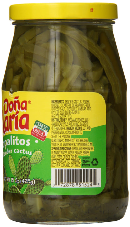 Dona Maria Nopalitos Relishes, 15 Ounce
