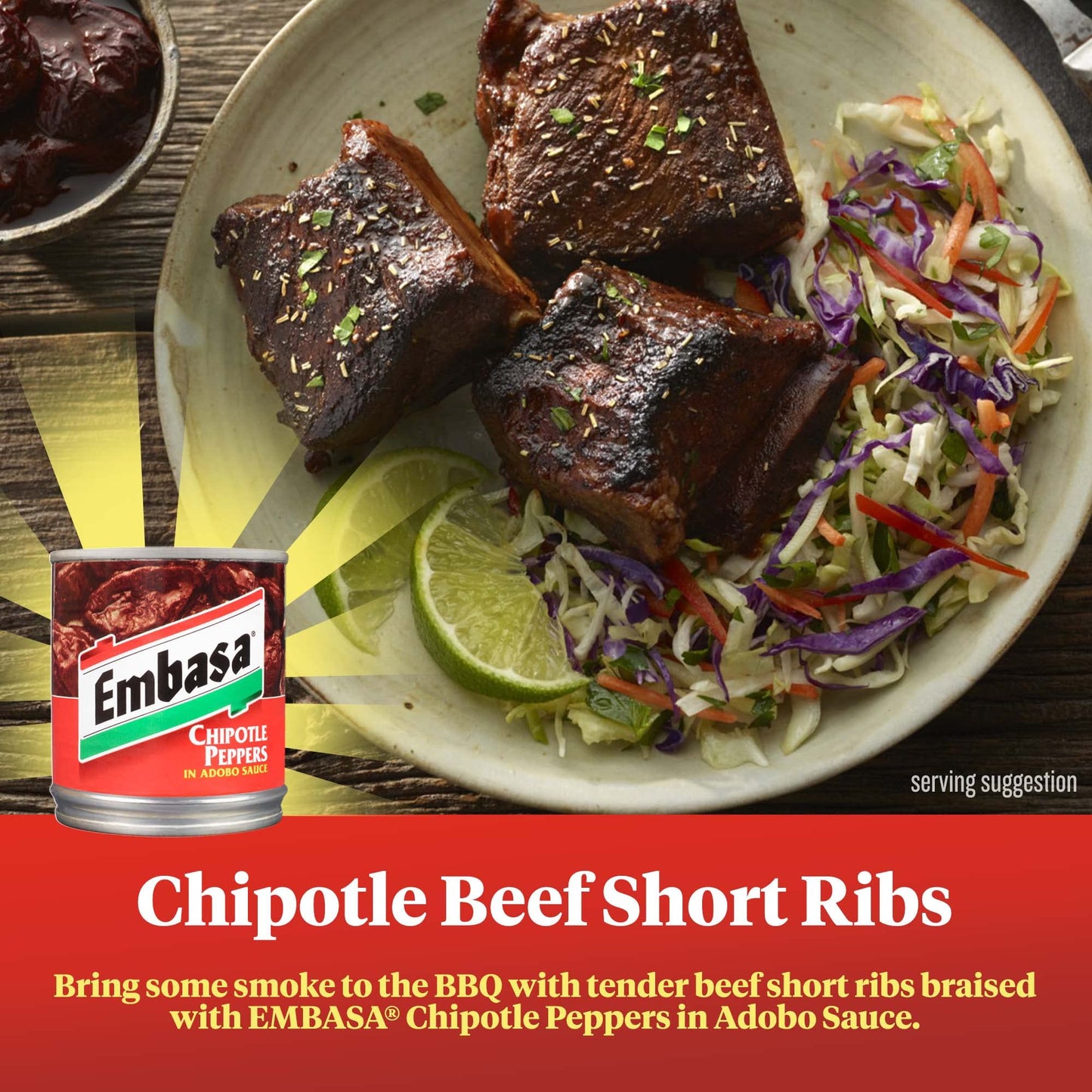 EMBASA Chipotle Peppers in Adobo Sauce, 7 Oz Can (12-pack)