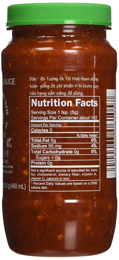 Huy Fong Chili Garlic Sauce, 18-Ounce (Pack of 3)