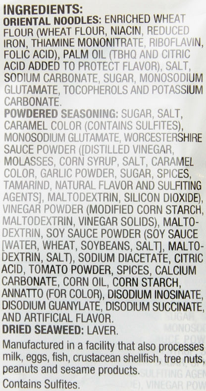 Sapporo Ichiban Chow Mein Yakisoba, 5 Count, 18 Ounce (Pack of 6)