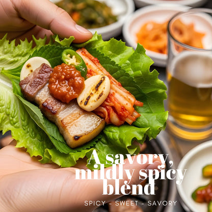 Ssamjang Korean Soybean Paste Sauce for BBQ, Lettuce Wraps, Rice, Vegetables, and Meat | Korean Flavor, Bold & Savory - O’food