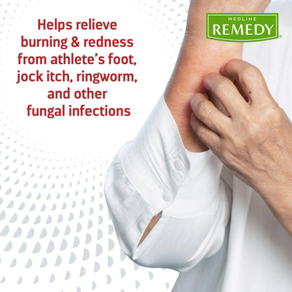 Medline Remedy Clinical Antifungal Ointment, 2.5 oz., Effective Treatment for Athlete's Foot & Ringworm, Single Tube