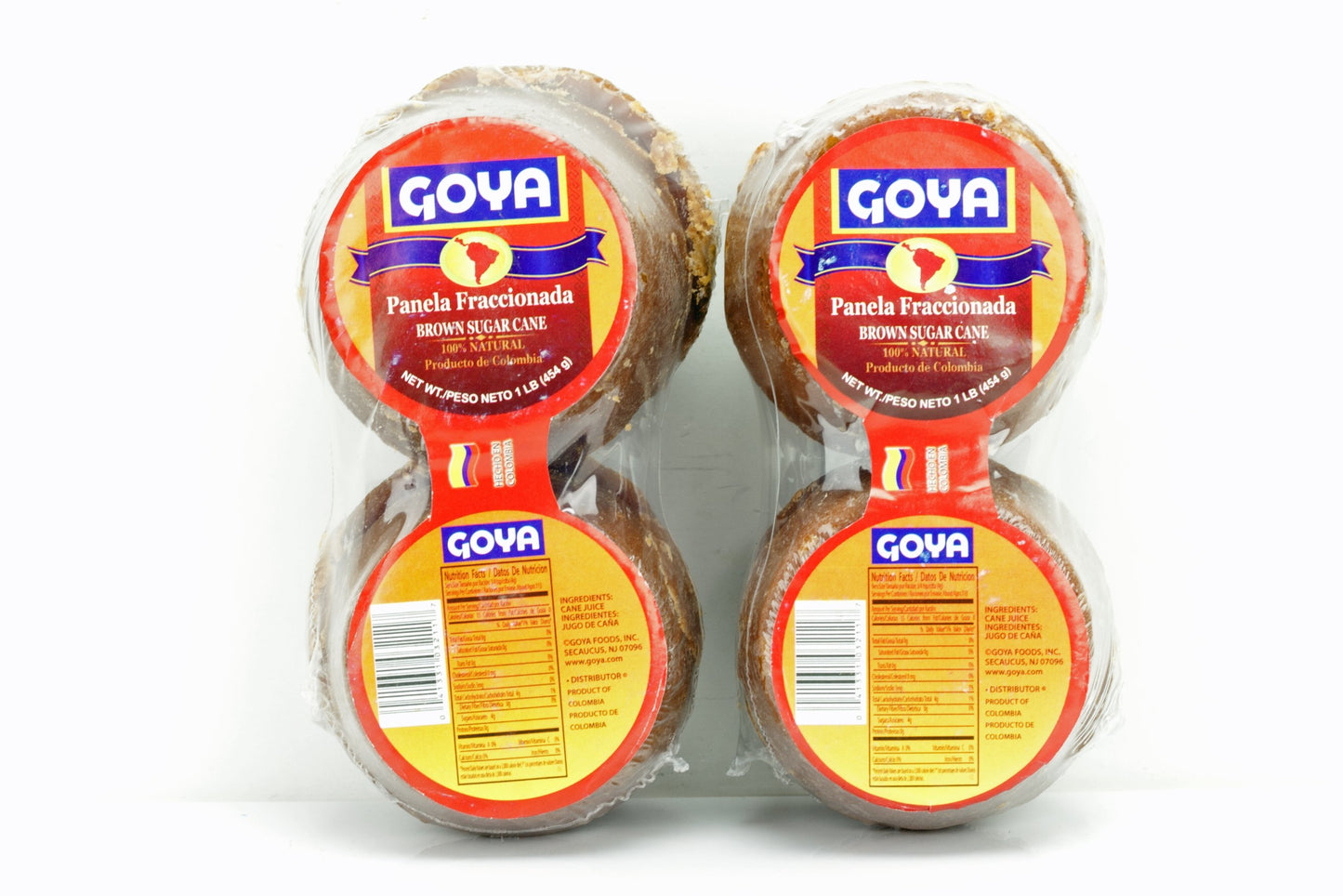 Goya Panela Fraccionada Brown Sugar Cane 1lb Pack of 2