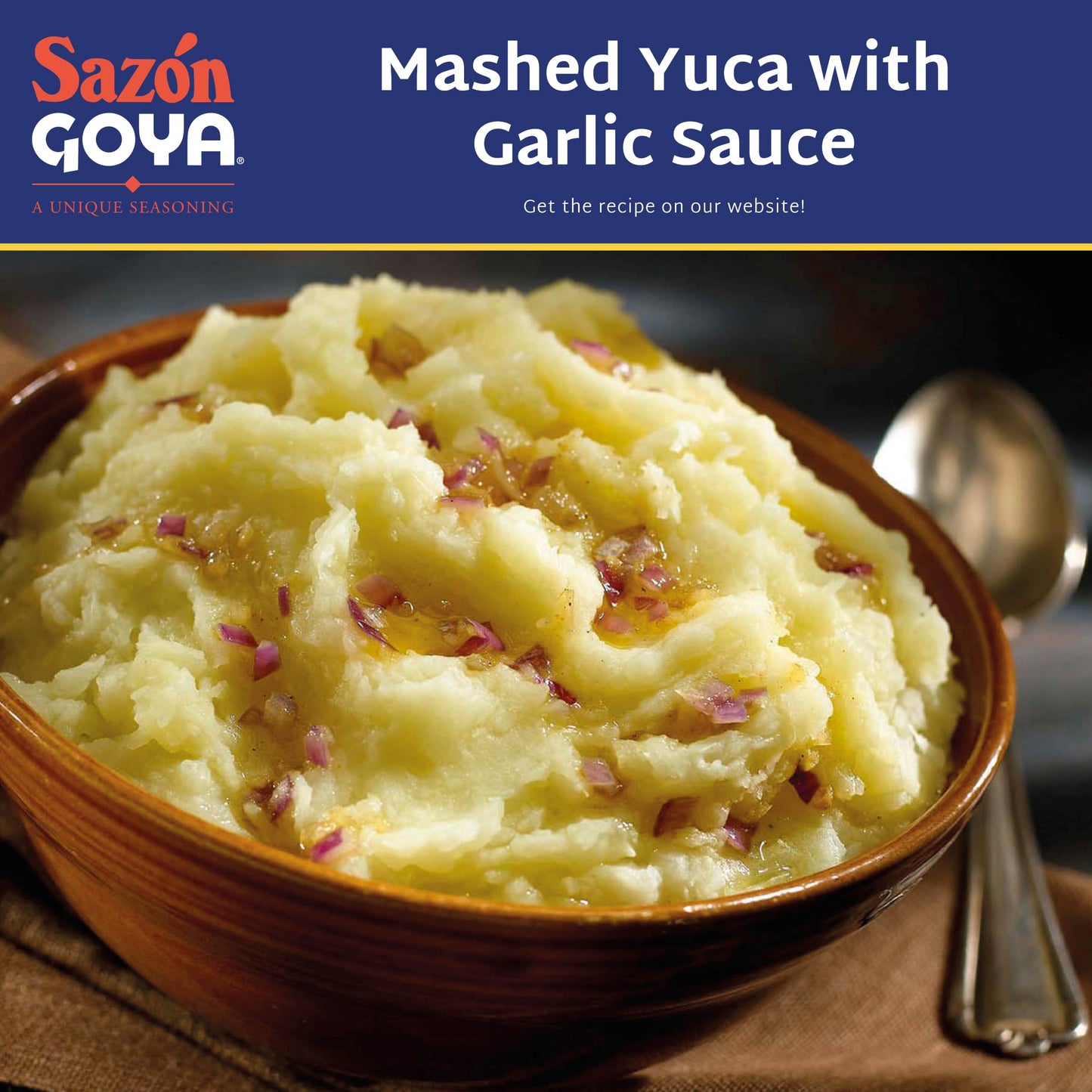 Sazón with Garlic and Onion by Goya, Latin Spice Blend for Poultry, Seafood, Meat and Vegetables, All Purpose Mexican Seasoning, 3.52oz Carton