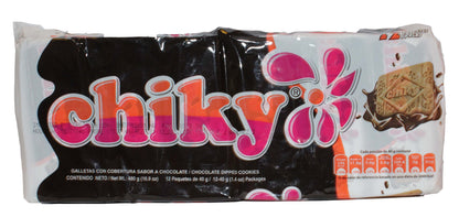 Pozuelo Chiky 16.9oz Cream Covered Cookies From Costa Rica (Pack of 3) (Chocolate)