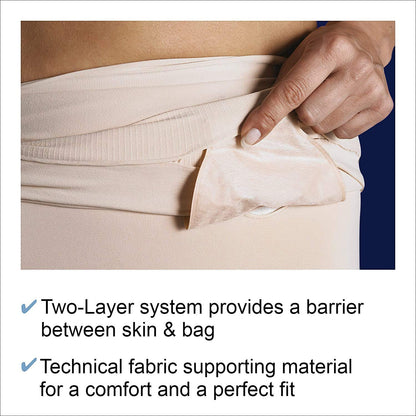 StomaSafe Plus Ostomy/Hernia Support Garment Light by TYTEX (Beige, M/L), 41-1/2" - 49-1/2" Hip Circumference