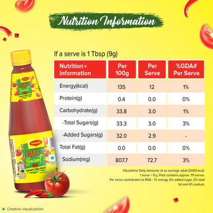 Maggi Hot & Sweet Tomato Chilli Sauce - 1kg., 2.2lb