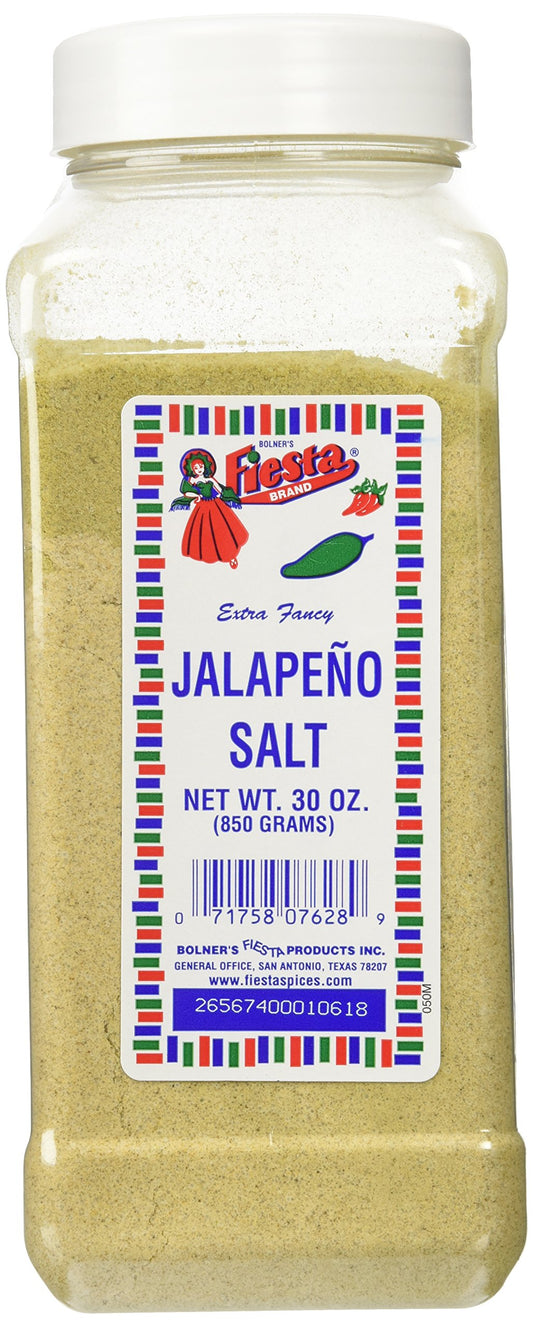 Bolner's Fiesta Extra Fancy Jalapeno Salt, 30 Oz.