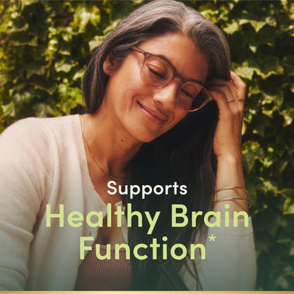 Nature's Bounty Ginkgo Biloba Capsules 120mg, Memory Support Supplement, Supports Brain Function and Mental Alertness, 100 Capsules