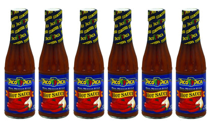 Pico Pica Mexican Hot Sauce 7 Oz (Pack of 6)