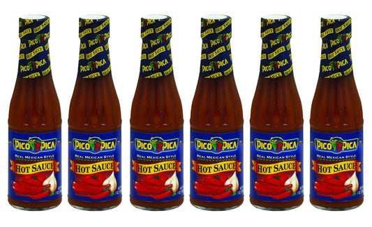 Pico Pica Mexican Hot Sauce 7 Oz (Pack of 6)