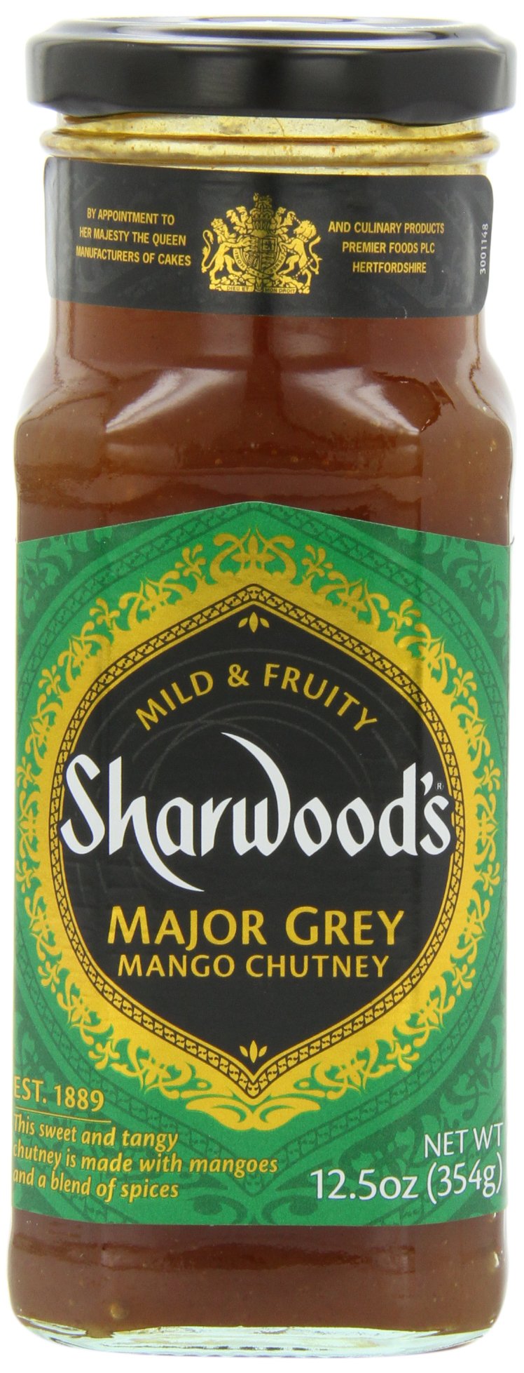 Sharwood's Chutney, Ff, Major Grey, 12.50-Ounce (Pack of 3)