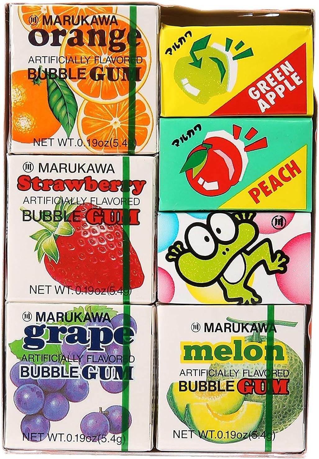 Marukawa 7 Pack Bubble Gum 1.29oz (5 Pack)