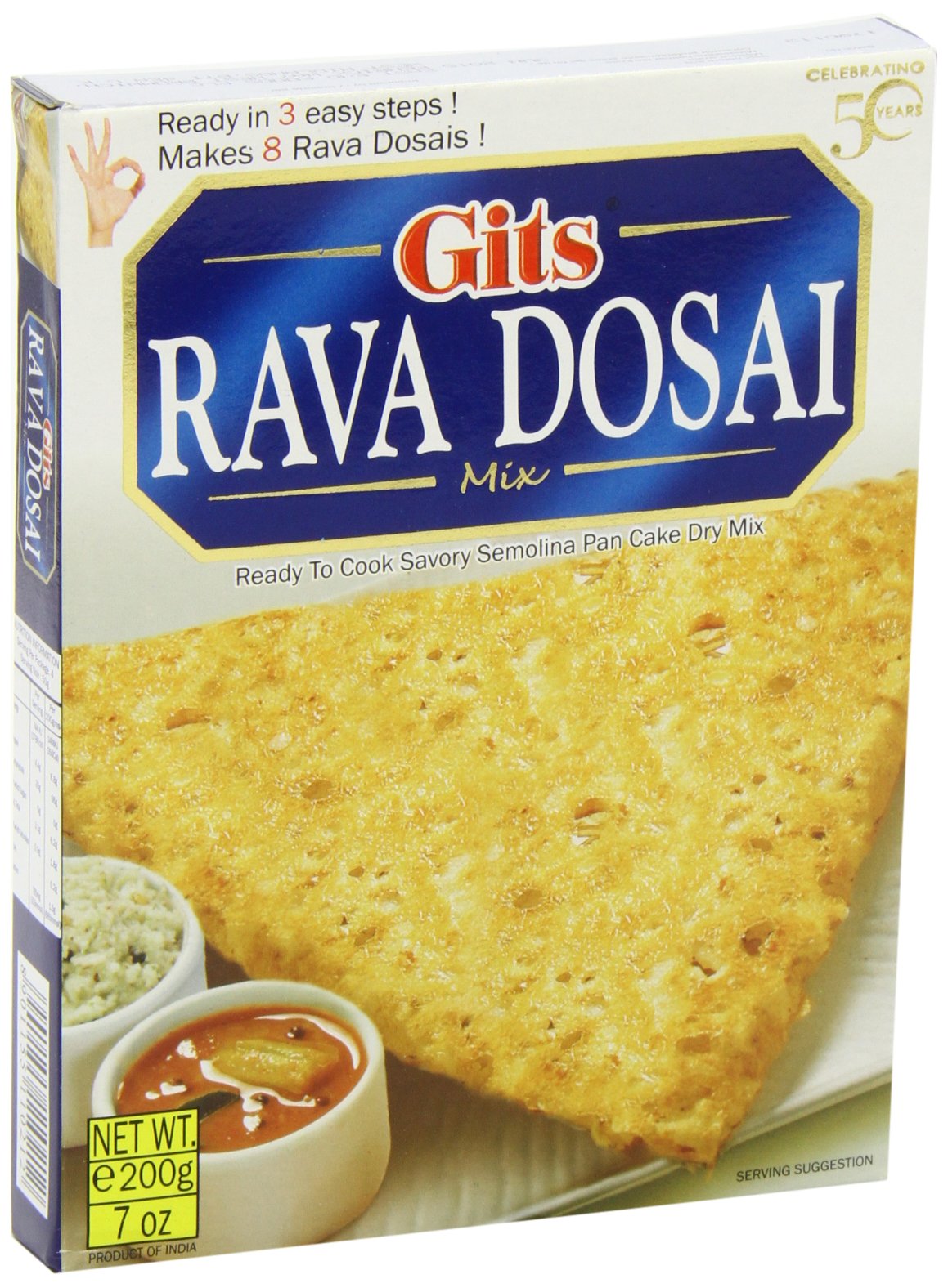 Gits Rava Dosai Mix, 7 Ounce