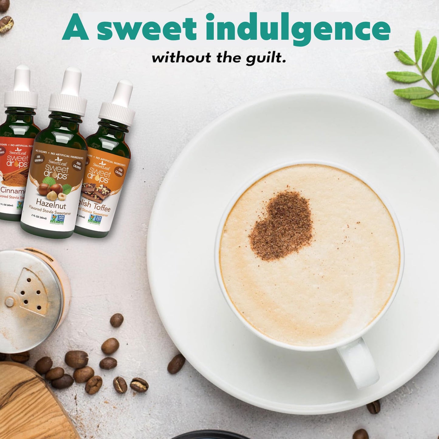 SweetLeaf Sweet Drops - Flavored Stevia Liquid Sweetener, Organic Stevia Extract, Zero Calorie, Keto Friendly, Non GMO, Natural Flavor, Sugar Alternative - Vanilla Creme, 4 Fl Oz (Pack of 1)