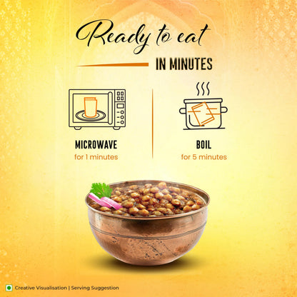 Kitchens of India Pindi Chana – Chick Peas Curry, (Pack of 6)10 Ounces , Gourmet Ready To Eat Authentic Indian Dish (Pack of 6)