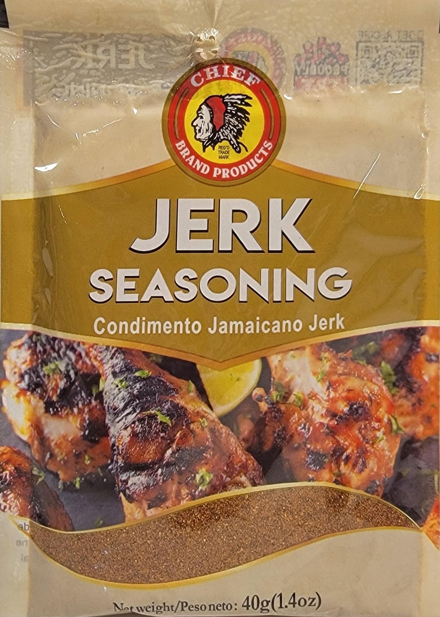 Chief Jerk Seasoning (40grams Single Bag) - Product of Trinidad