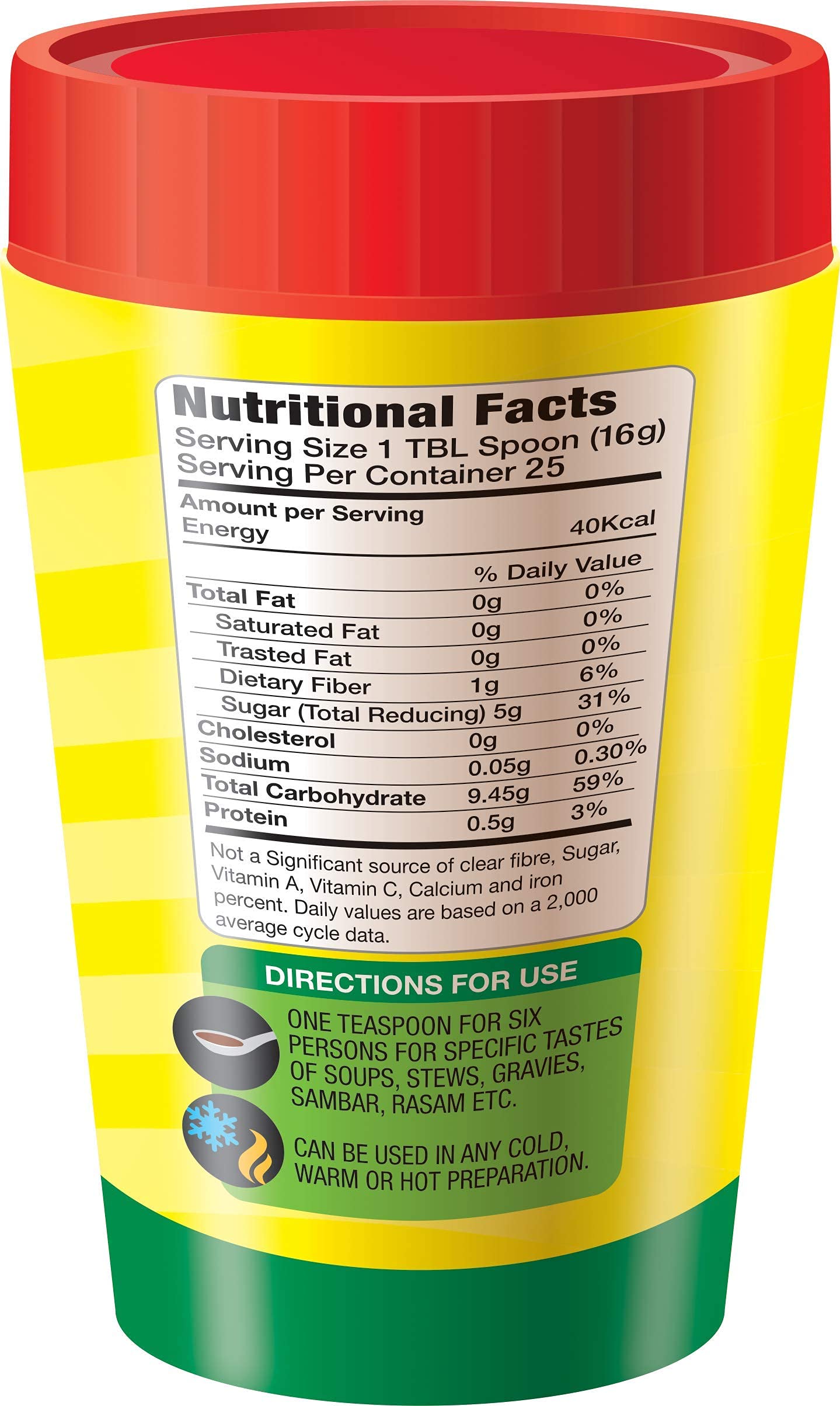 Tamicon Tamarind Concentrate | Sweet & Sour Tamarind Paste | Authentic South Indian Style Flavor | Perfect for Curries, Sauces, Dips & Soups | 14.11 Oz (400gm)