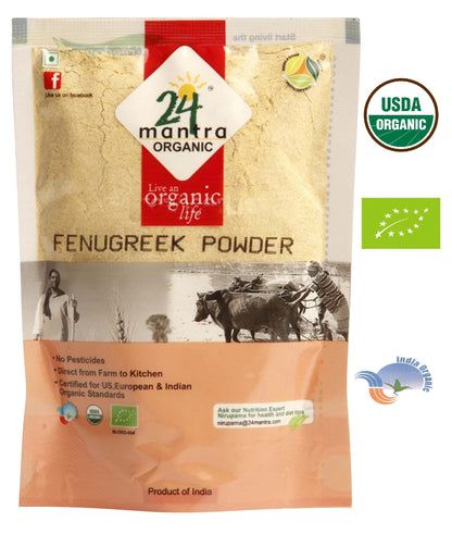 Organic Coriander Seeds Powder 7 Ounces, USDA Organic, No Pesticides, No Adulteration, No Sodium - 24 Mantra Organic