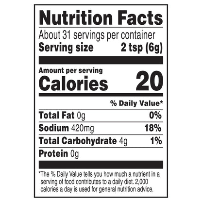 Ortega Seasoning Mix, Taco Seasoning, 6.5 Ounce