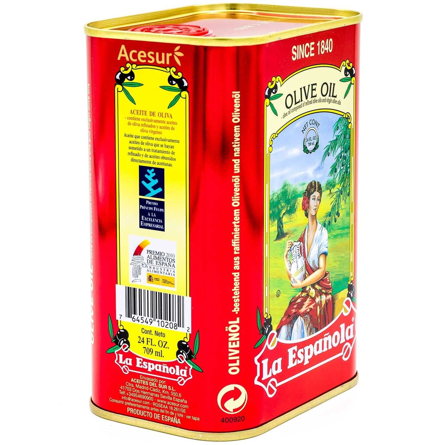 La Española 100% Pure Olive Oil, 24 Fl Oz