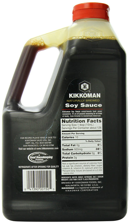 Kikkoman Soy Sauce, 64 Ounce