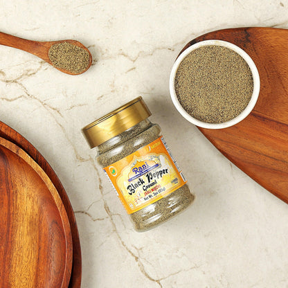 Rani Black Pepper Fine Powder 80 Mesh 3oz (85g) PET Jar ~ All Natural | Vegan | Gluten Friendly | NON-GMO | Kosher | Product of Vietnam