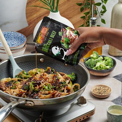 Lee Kum Kee Panda Brand Sauce for Broccoli Beef, 0g Trans Fat, No Artificial Flavors, No High Fructose Corn Syrup, Cholesterol Free, 8 Ounces (Pack of 6)