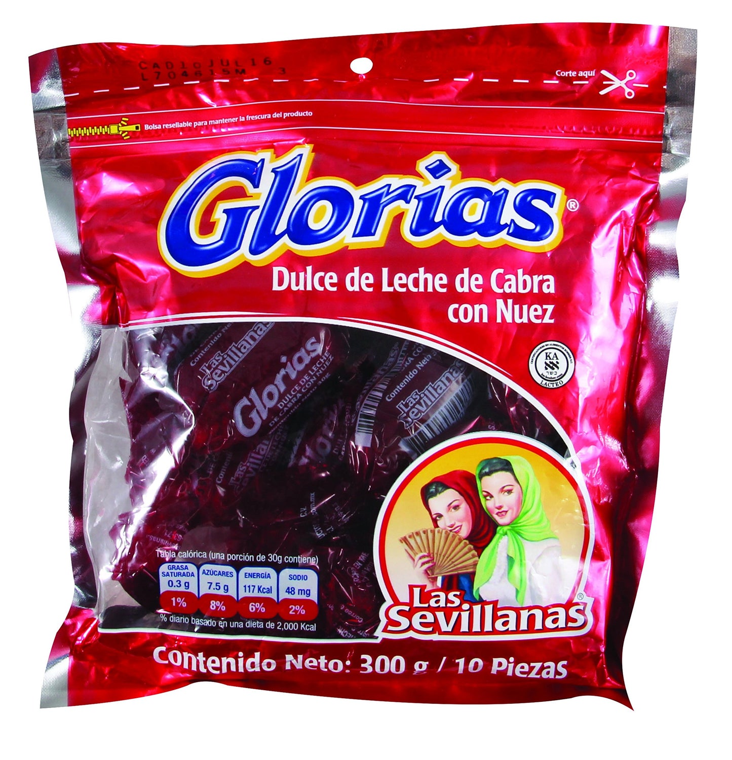 Glorias Las Sevillanas 10.58 oz 10 piece Resealable Pack