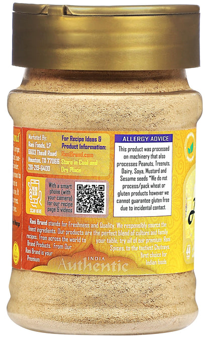 Rani Amchur (Mango) Ground Powder Spice 3oz (85g) PET Jar ~ All Natural, Indian Origin | No Color | Gluten Friendly | Vegan | NON-GMO | Kosher | No Salt or fillers