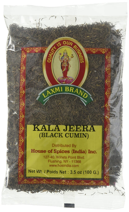 Laxmi All-Natural Kala Jeera (Caraway Seeds) - 3.5oz