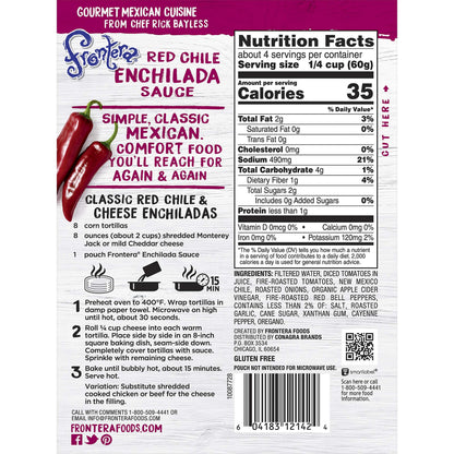 Frontera, Sauce Enchilada Red Chile, 8 Ounce