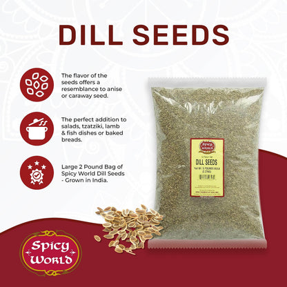Dill Seeds 5 Pounds Bulk (Suva)