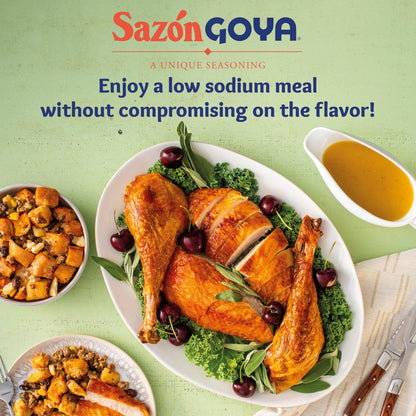 Sazón with Coriander & Annatto by Goya, Spices and Seasonings for Poultry, Seafood, Meat and Vegetables, All Purpose Mexican Seasoning, Pack of 2, 3.52 oz Cartons