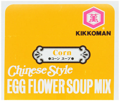 Kikkoman Corn Instant Egg Flower Soup, 1.3-Ounce (Pack of 12)