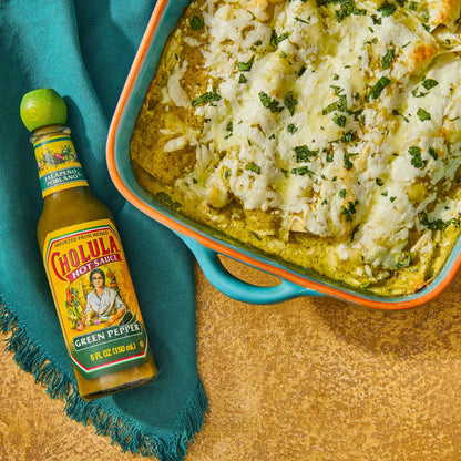 Cholula, Sauce Hot Green Pepper, 5 Fl Oz
