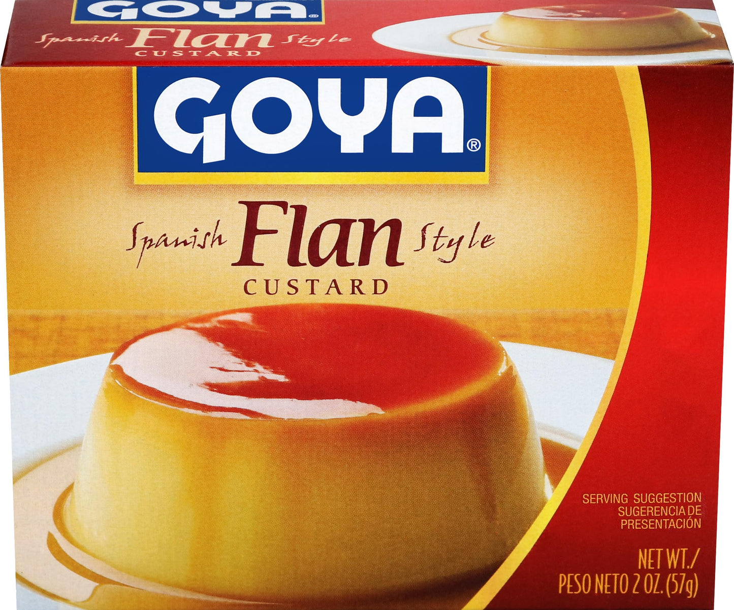Goya Foods Flan Custard, Spanish Style, 2 Ounce (Pack of 36)