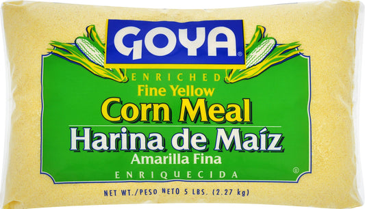 Goya Foods Fine Yellow Corn Meal, 80 Ounce (Pack of 4)