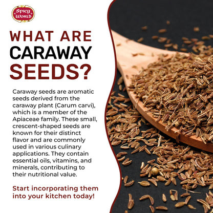 Spicy World Caraway Seeds 5 Pound Bulk Bag
