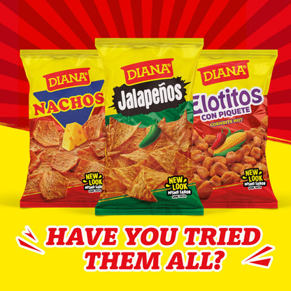 Diana Jalapeños Tortilla Chips, 3.84 Oz
