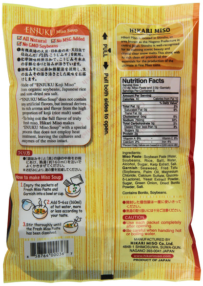 Hikari Miso Instant Miso Soup, Fried Tofu, 5.14 Ounce