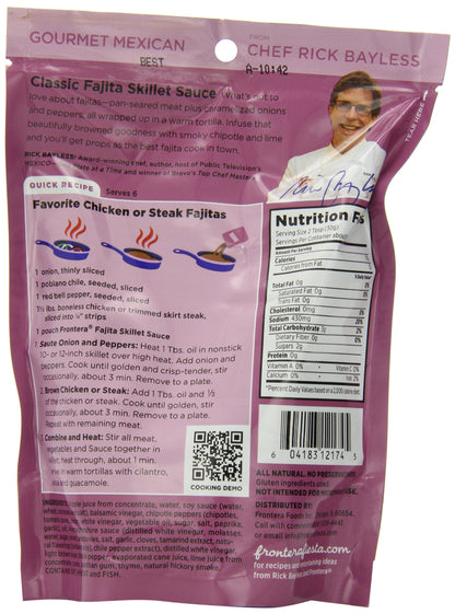 Frontera Pouch, Fajita Skillet, 8-Ounce (Pack of 6)