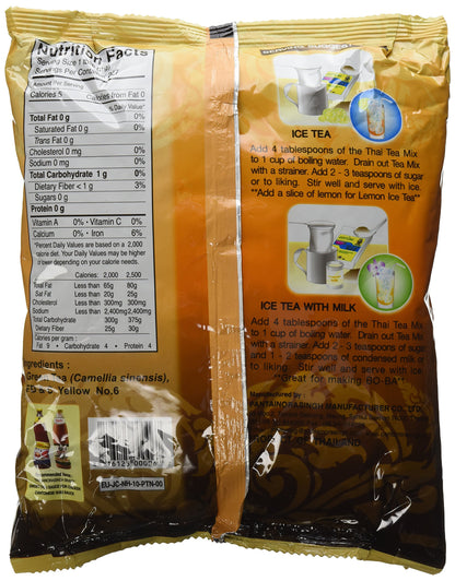 Pantainorasingh Thai Tea Mix, 16-Ounce Bags (Pack of 4)