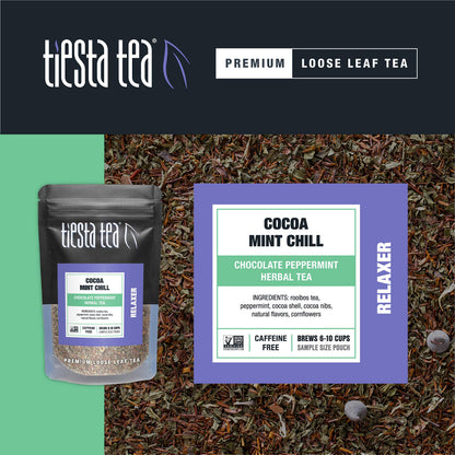 Tiesta Tea Ultimate Live Loose Leaf Kit, Tea Starter Kit with High to Non-Caffeinated Blends, Hot & Iced Brews, Includes Black, Green, Herbal Sample Bags and 16oz Brewmaster Dispensing Infuser